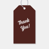 Gepersonaliseerde kaneelrol Sweet Bun Bakery Cadeaulabel (Achterkant)