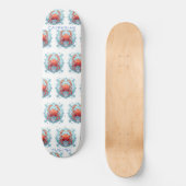 Gepersonaliseerde kankerkrab Astrologie Skateboard (Voorkant)