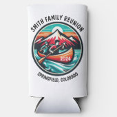 Gepersonaliseerde kanotocht seltzer blikjeskoeler (Voorkant)