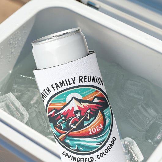 Gepersonaliseerde kanotocht seltzer blikjeskoeler