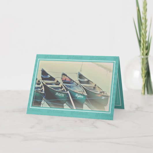 Gepersonaliseerde kanovendag (Voorkant)