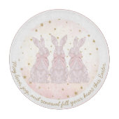 Gepersonaliseerde kant Bunny Paasslijpbord Snijplank (Voorkant)