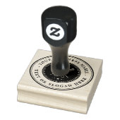 Gepersonaliseerde kapper ronde rubberstempel (Stempel)