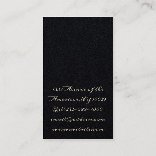 Gepersonaliseerde kapsaldi visitekaartje (Achterkant)