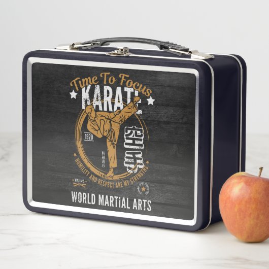 Gepersonaliseerde Karate Lunchbox (In situ)