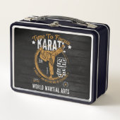 Gepersonaliseerde Karate Lunchbox (Voorkant)