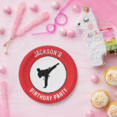 Gepersonaliseerde Karate / Taekwondo / Judo Verjaa Papieren Bordje (Feest)