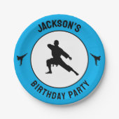 Gepersonaliseerde Karate / Taekwondo / Judo Verjaa Papieren Bordje (Voorkant)