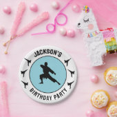 Gepersonaliseerde Karate / Taekwondo / Judo Verjaa Papieren Bordje (Feest)