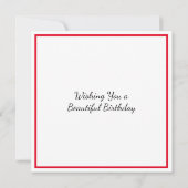 Gepersonaliseerde kardinaal en bloemen Mandala Bir Kaart (Achterkant)