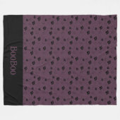 Gepersonaliseerde kat deken poten naam Italiaanse  (Voorkant (Horizontaal))