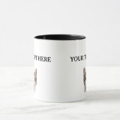 Gepersonaliseerde Kat Gezicht Naam Pet Lover Eigen Mok (Midden)