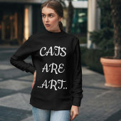 Gepersonaliseerde Kat Grappig Modern Gezellig Cust Trui