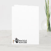 Gepersonaliseerde kat kleine birdie vertelde me... kaart (Achterkant)