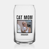Gepersonaliseerde kat mam foto blikvorm glas (Voorkant)