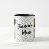 Gepersonaliseerde Kat Mam Paw Print Foto Mok (Midden)