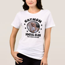 Gepersonaliseerde Kat Mam Sociale Club Custom Foto