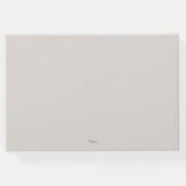 Gepersonaliseerde kat paar bruid en bruidegom brui gastenboek (Achterkant)