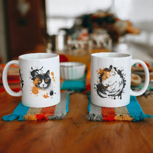 Gepersonaliseerde kat papa grote koffiekop