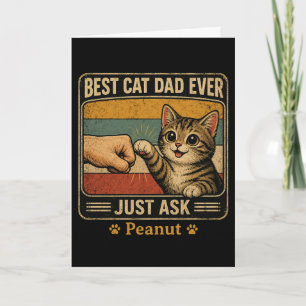 Gepersonaliseerde Kat Vader Beste Kat Vader Ooit G Kaart