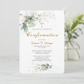 Gepersonaliseerde katholieke bevestiging kaart (Staand voorkant)