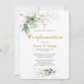 Gepersonaliseerde katholieke bevestiging kaart (Voorkant)