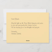 Gepersonaliseerde Katholieke Pasen Feestdagenkaart (Achterkant)