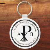 Gepersonaliseerde katholieke priesterorganisatie sleutelhanger (Voorkant)