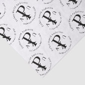 Gepersonaliseerde katholieke priesterorganisatie tissuepapier (Detail)