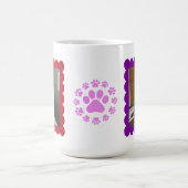 Gepersonaliseerde kattenfoto - 2 fotocollage magische mok (Midden)