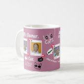 Gepersonaliseerde Kattenfoto Koffie Mok | Aangepas (Voorkant links)