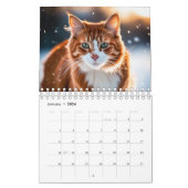 Gepersonaliseerde kattenfoto's per jaar Creëer uw  Kalender (Jan 2026)