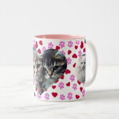 Gepersonaliseerde Kattenliefhebber Koffie Mok Cust (Voorkant rechts)