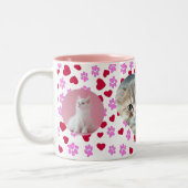 Gepersonaliseerde Kattenliefhebber Koffie Mok Cust (Links)