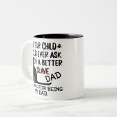 gepersonaliseerde kattenvaders fotocollage en katt tweekleurige koffiemok (Voorkant links)