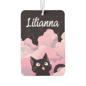 Gepersonaliseerde Kawaii Cat Luchtverfrisser (Achterkant)