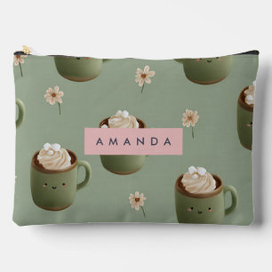 Gepersonaliseerde Kawaii Hot Cocoa Patroon Etui
