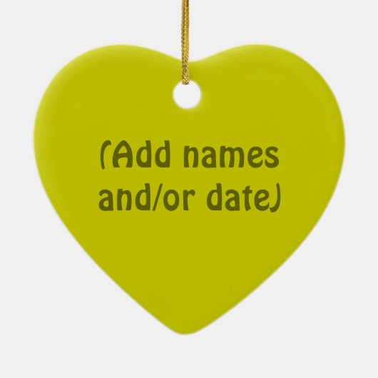 Gepersonaliseerde Kawaii Pear Ornament (Achterkant)