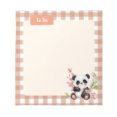 Gepersonaliseerde Kawaii School om te doen Notitieblok (Voorkant)