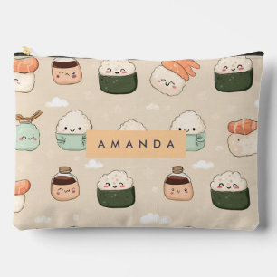 Gepersonaliseerde Kawaii Sushi Japanse eetpatroon Etui