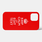Gepersonaliseerde KEEP CALM AND Tekst bewerken ROD Case-Mate iPhone Case (Achterkant (horizontaal))