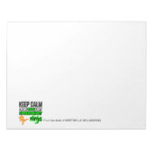 Gepersonaliseerde Keep Calm EXCELlent SPREADSHEET  Notitieblok (Voorkant)