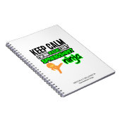 Gepersonaliseerde Keep Calm EXCELlent SPREADSHEET Notitieboek (Rechterzijde)