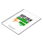 Gepersonaliseerde Keep Calm EXCELlent SPREADSHEET Notitieboek (Linkerzijde)