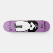 Gepersonaliseerde "Keep Out" Dog Room Sign Persoonlijk Skateboard (Horizontaal)