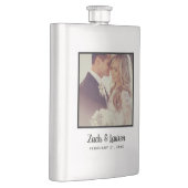 Gepersonaliseerde Keepsake bruiloft foto en monogr Flacon (Rechts)