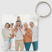 Gepersonaliseerde Keepsake familiefoto Sleutelhanger (Achterkant)