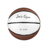 Gepersonaliseerde Keepsake Mini Basketball Basketbal (Voorkant)