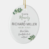 Gepersonaliseerde keramische gedenkornament keramisch ornament (Rechts)