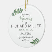 Gepersonaliseerde keramische gedenkornament keramisch ornament (Links)